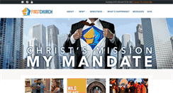Desktop Screenshot of firstchurchdsm.org